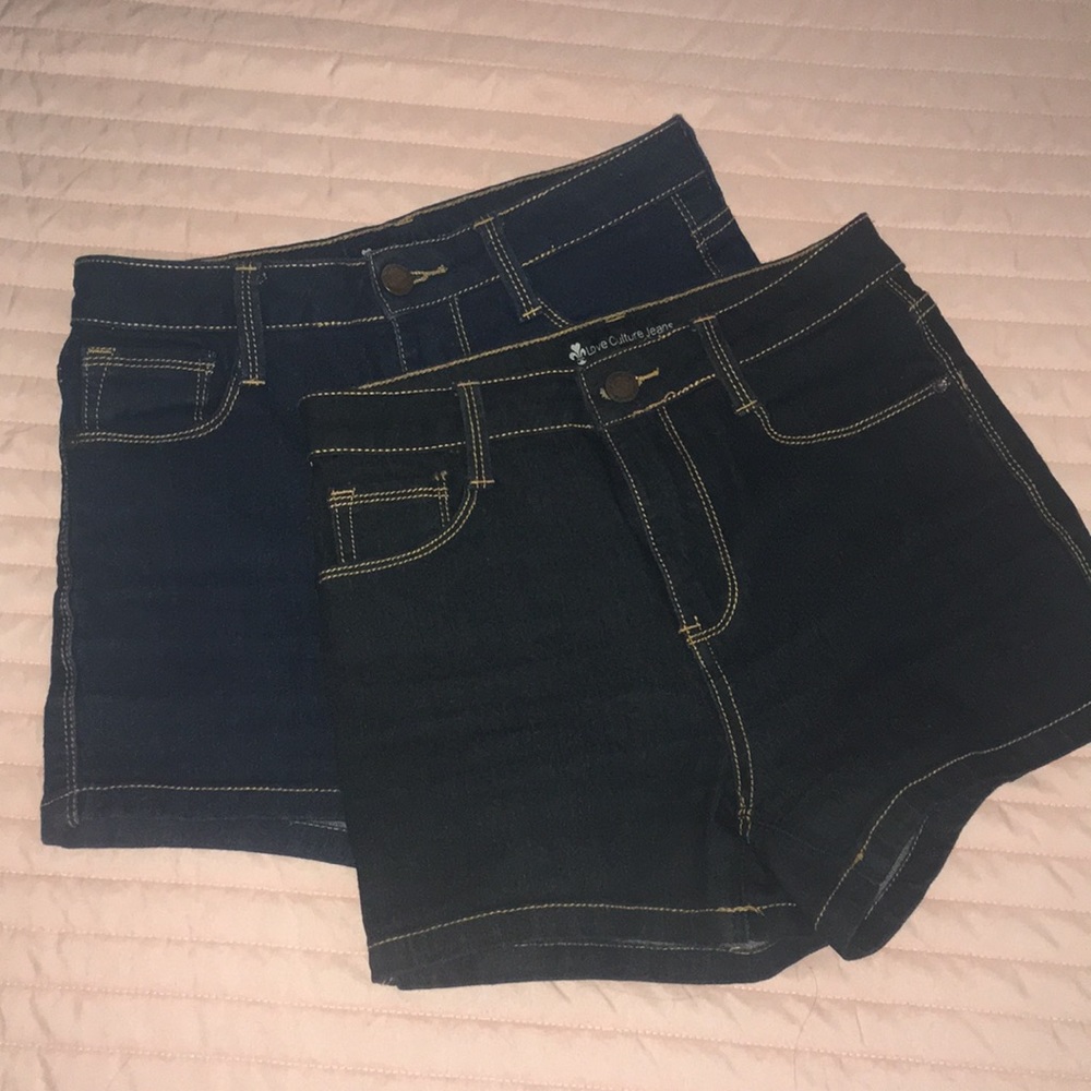 Love Culture high waisted jean shorts